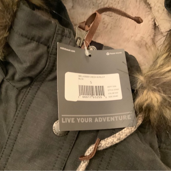 NWT Eddie Bauer Ladder Creek High-Pile Parka Size S - Picture 7 of 7